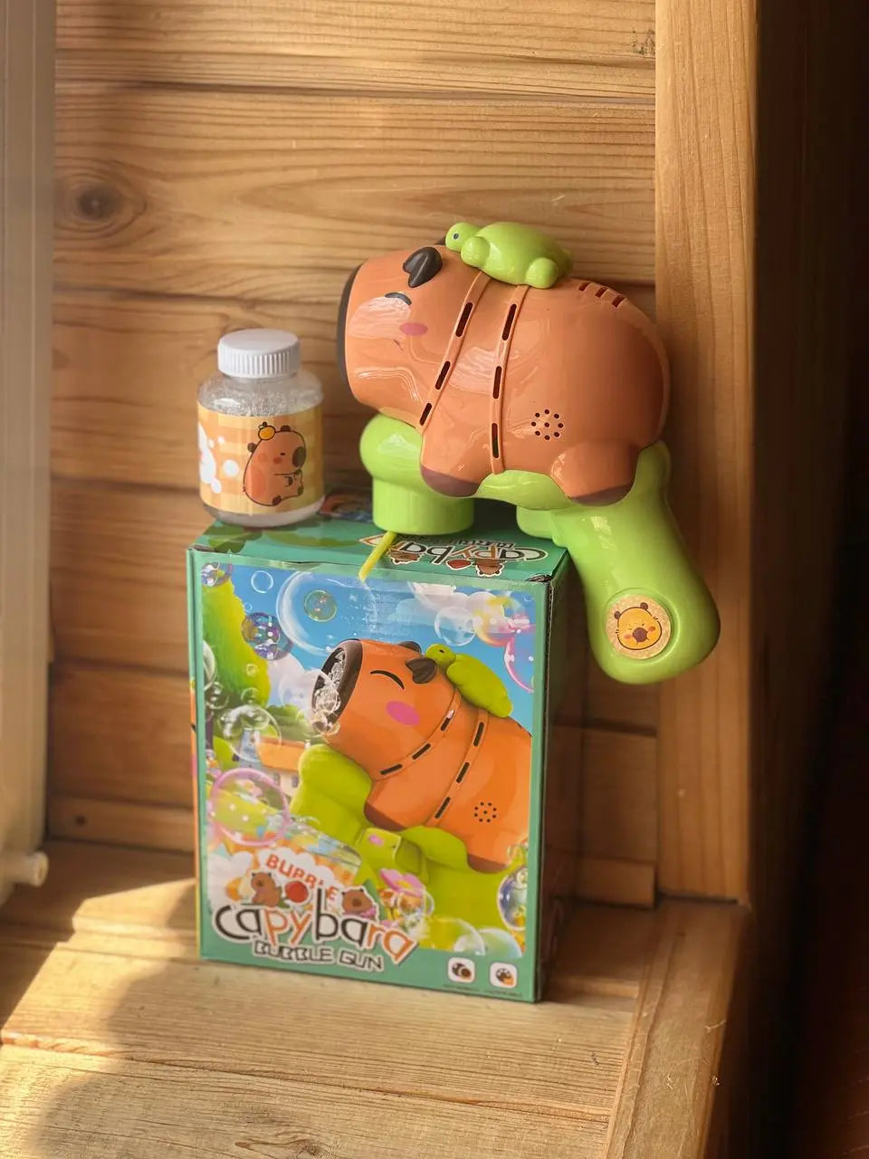 Пистолет детский автоматический пистолет пулемёт для мыльных пузырей AND 363-66