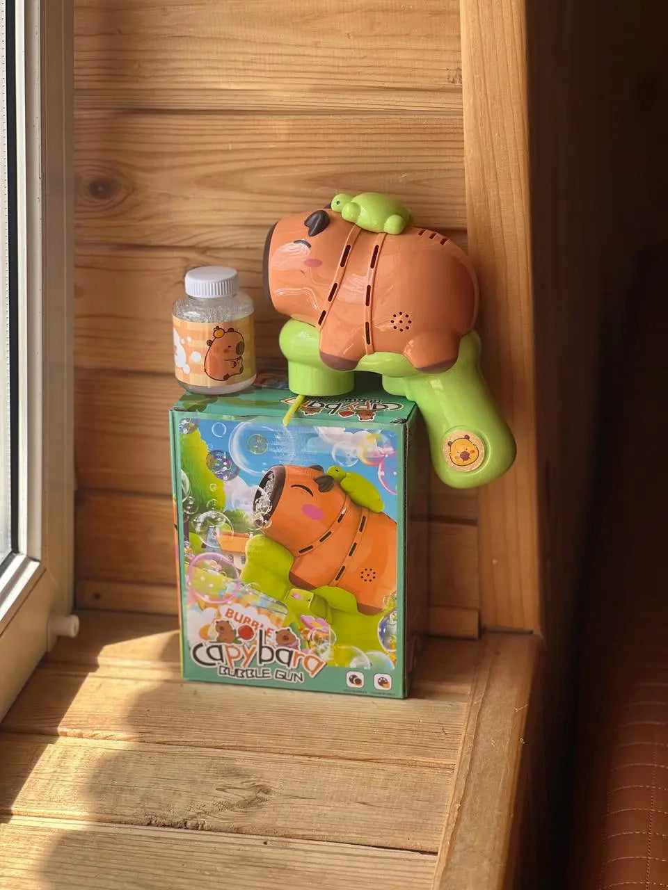 Пистолет детский автоматический пистолет пулемёт для мыльных пузырей AND 363-66