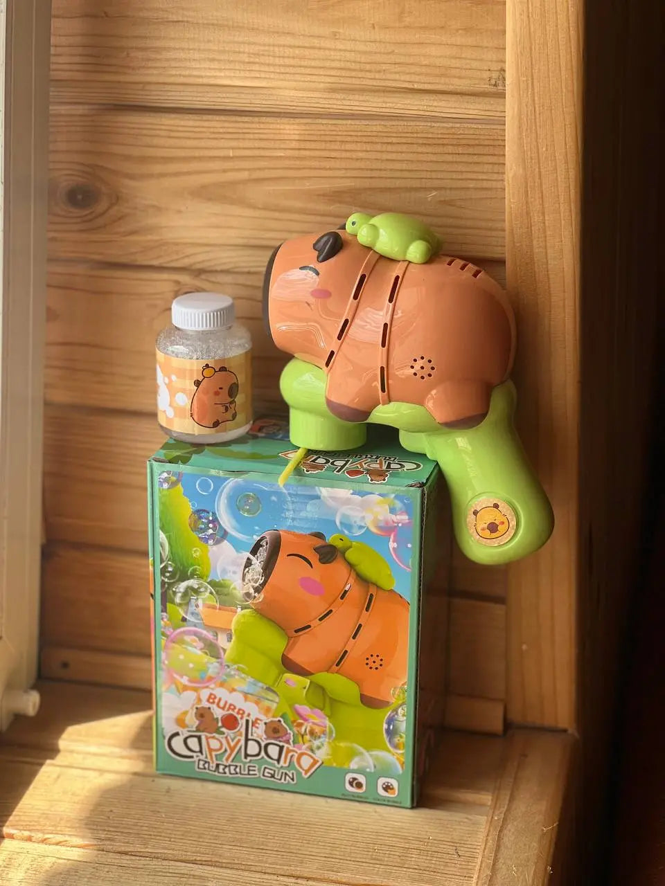 Пистолет детский автоматический пистолет пулемёт для мыльных пузырей AND 363-66