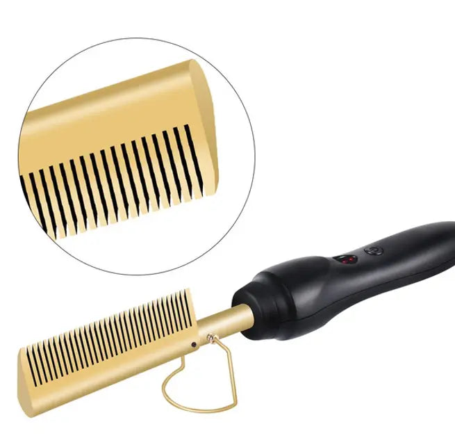 Расческа Grand XL-210 для выпрямления волос 2 в 1, электрическая щетка