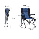 Раскладное кресло Lesko S4577 98*56*58 см туристическое