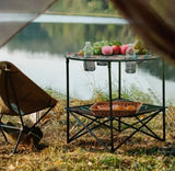 Раскладной набор для пикника, круглый стол и 4 стула, компактная сумка GP4264