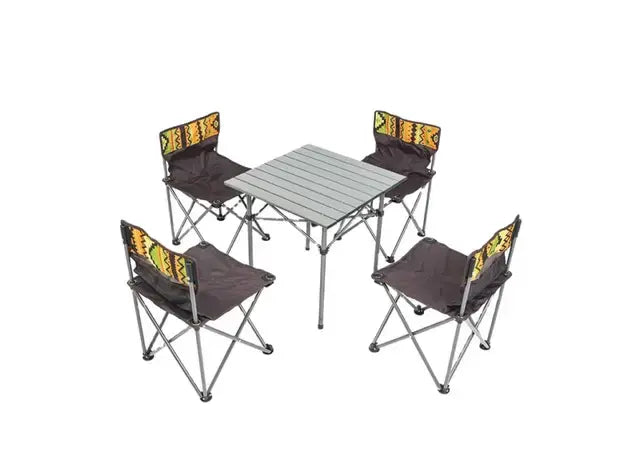 Раскладной набор для пикника с системой Паук,4 стула в сумке