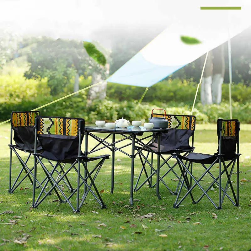 Раскладной набор для пикника с системой Паук,4 стула в сумке