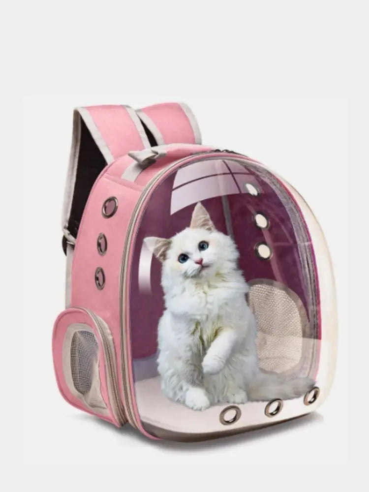 Переноска-рюкзак иллюминатор для кошек и собак с сферическим иллюминатором