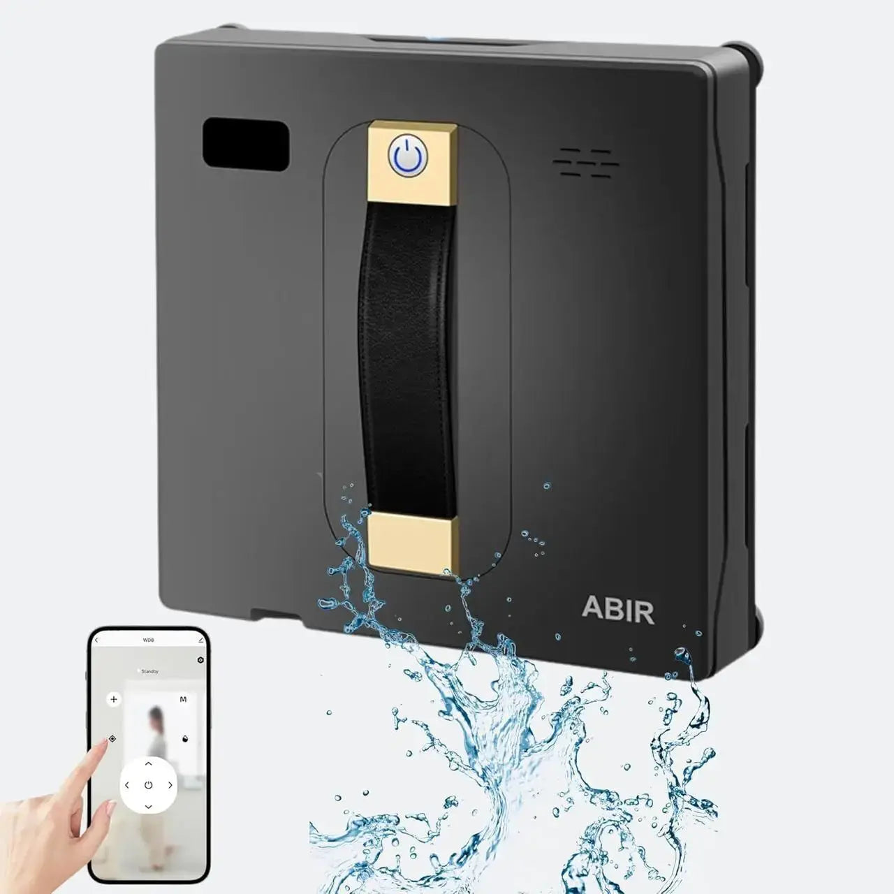 Робот для мойки окон ABIR WD8 Black мойщик окон с автоматическим распылением