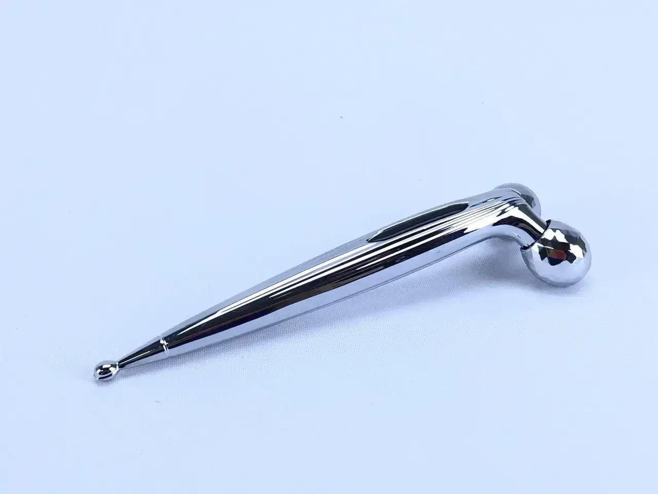 Роликовый ручной массажер для лица с 3D шариками LBJ-116B 3D Massager Серебристый