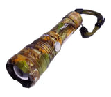 Ручной аккумуляторный фонарик с боковым диодом Power style MX-915M-COB камуфляжный расцветка