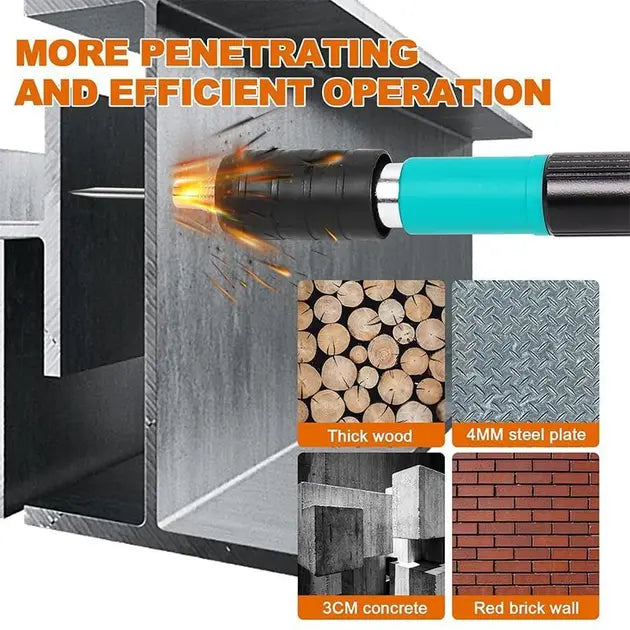 Ручной гвоздозабивной степлер пистолет в пластиковом кейсе The ceiling artifact AND-9