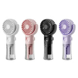 Ручной вентилятор с USB-распылителем / Аккумуляторный мини вентилятор