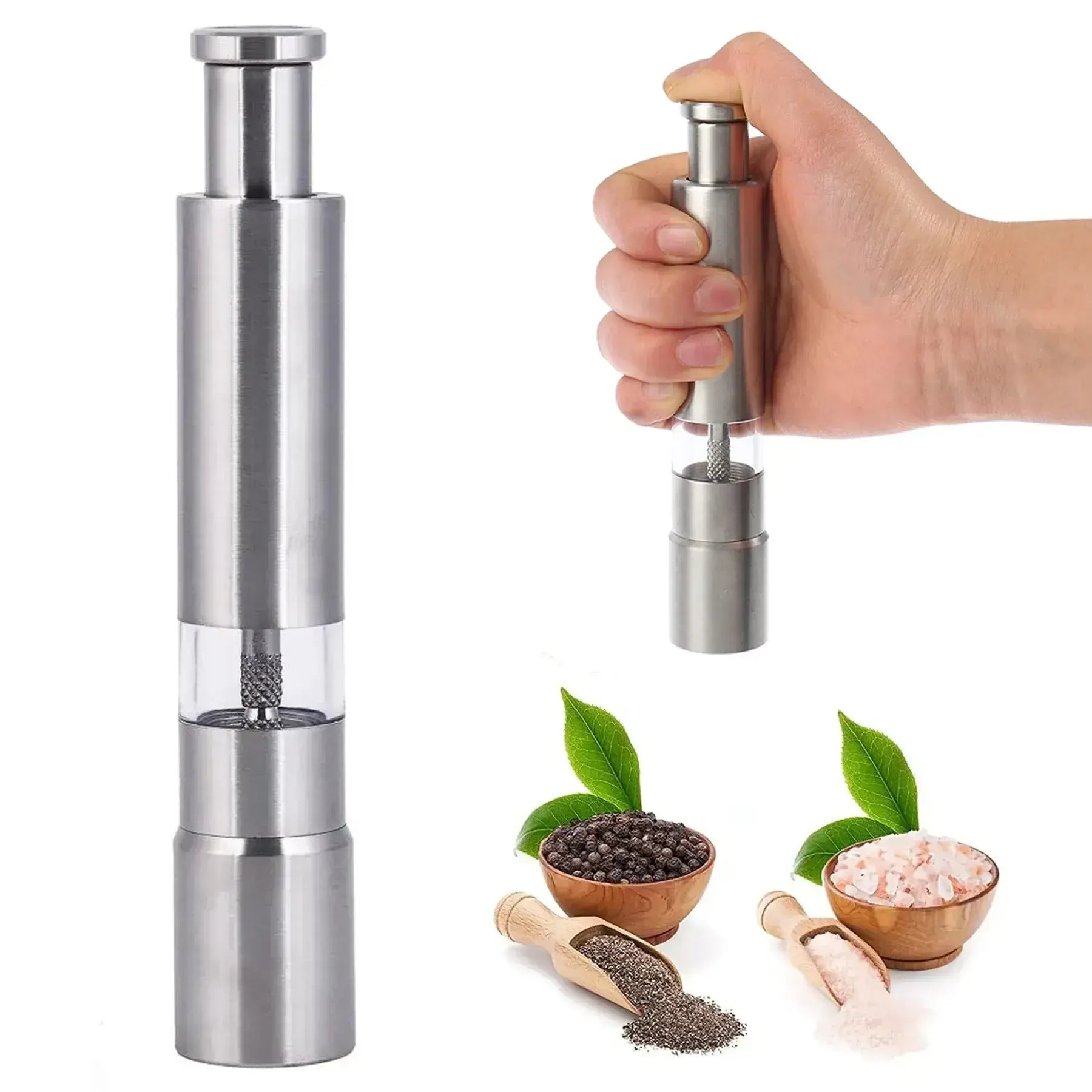 Ручной измельчитель для соли и перца из нержавеющей стали, XL-552 / Механическая мельница для специй
