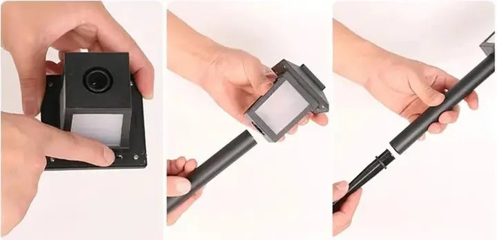 Садовый фонарь на солнечной батарее Квадрат LED 26 см 6 WW Белый теплый