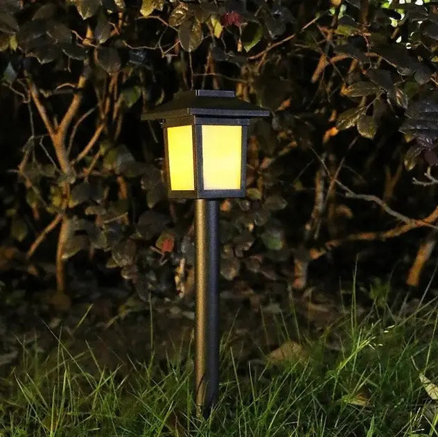 Садовый фонарь на солнечной батарее Квадрат LED 26 см 6 WW Белый теплый