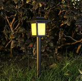 Садовый фонарь на солнечной батарее Квадрат LED 26 см 6 WW Белый теплый