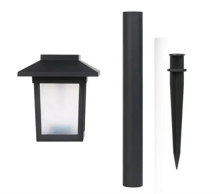 Садовый фонарь на солнечной батарее Квадрат LED 26 см 6 WW Белый теплый