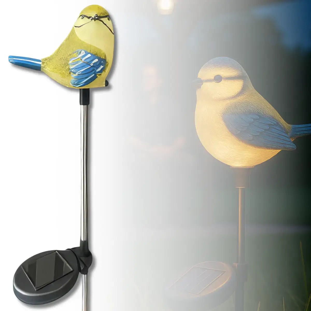 Садовый светильник на солнечной батарее 1шт, Птица / Декоративный фонарь / Уличный светильник на аккумуляторе