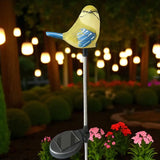 Садовый светильник на солнечной батарее 1шт, Птица / Декоративный фонарь / Уличный светильник на аккумуляторе