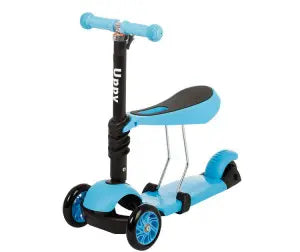 Детский самокат с сиденьем Best Scooter 3в1 зеленый