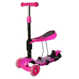 Детский самокат с сиденьем Best Scooter 3в1 зеленый