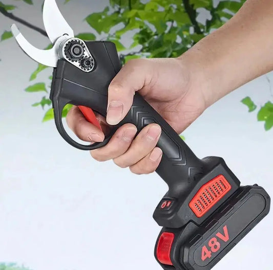 Секатор электрический 48V в чемодане, Аккумуляторные садовые ножницы, электросекатор