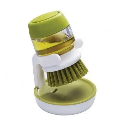 Щетка для мытья посуды с дозатором для моющего средства Soap Brush