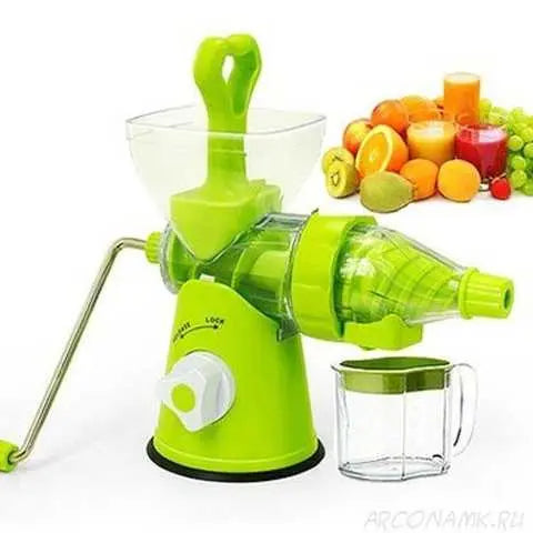 Шнековая ручная соковыжималка Your Favorite Juice Wizard