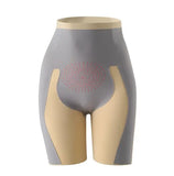 Шорты с высокой талией для коррекции фигуры изготовлены из легкого бесшовного нейлона