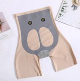 Шорты с высокой талией для коррекции фигуры изготовлены из легкого бесшовного нейлона