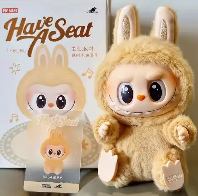 Сюрприз Брелок Labubu "Монстры" Pop Mart Лабубу трендовая плюшевая игрушка 15см