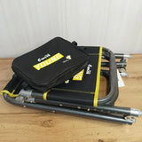 Складной телескопический стул до 150 кг, ven-1252 / Стул для рыбака / Складное кресло