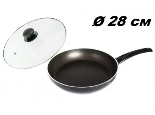 Сковорода UNIQUE UN-5166 28см с крышкой