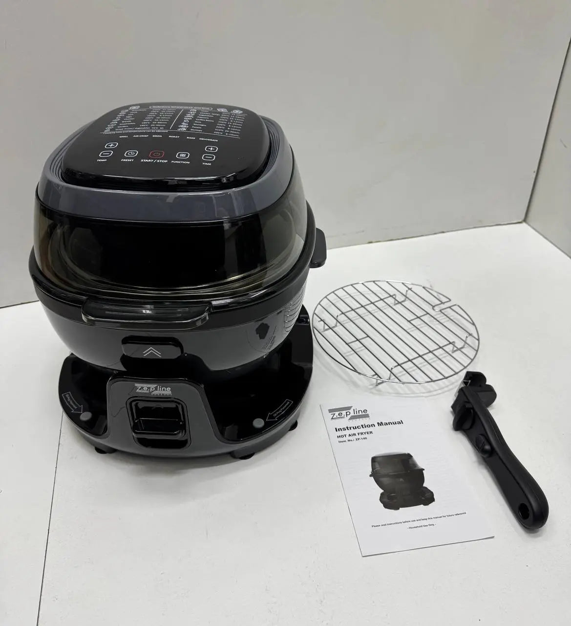 Смарт-аэрофритюрница с функцией вращения на 18 программ Zepline ZP-140 10литров 4000Вт