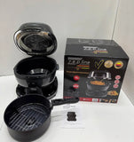 Смарт-аэрофритюрница с функцией вращения на 18 программ Zepline ZP-140 10литров 4000Вт