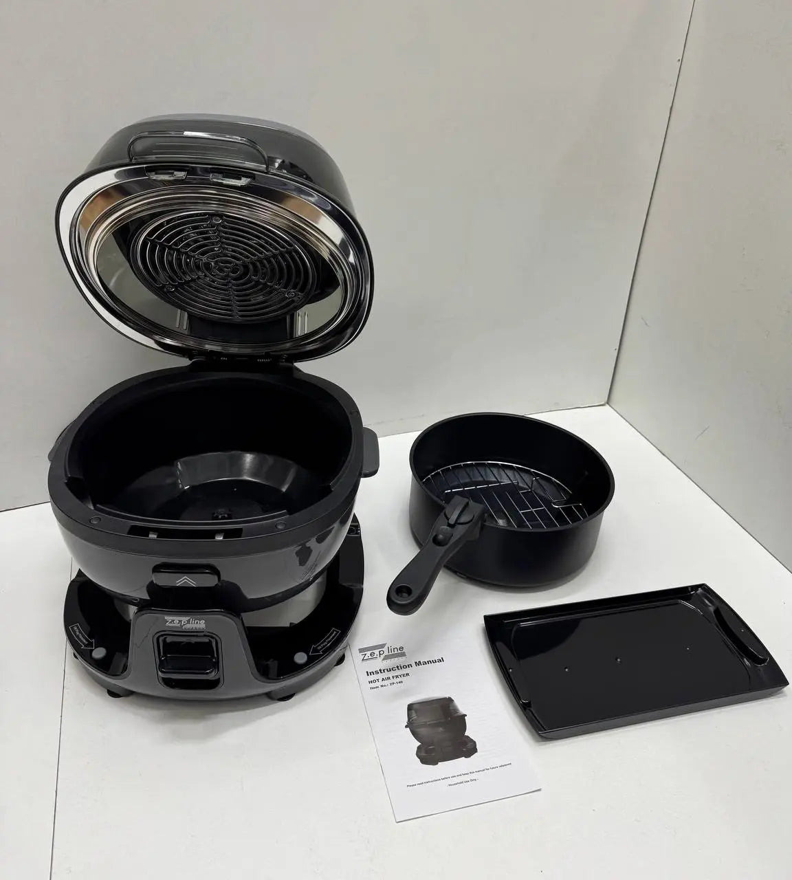 Смарт-аэрофритюрница с функцией вращения на 18 программ Zepline ZP-140 10литров 4000Вт