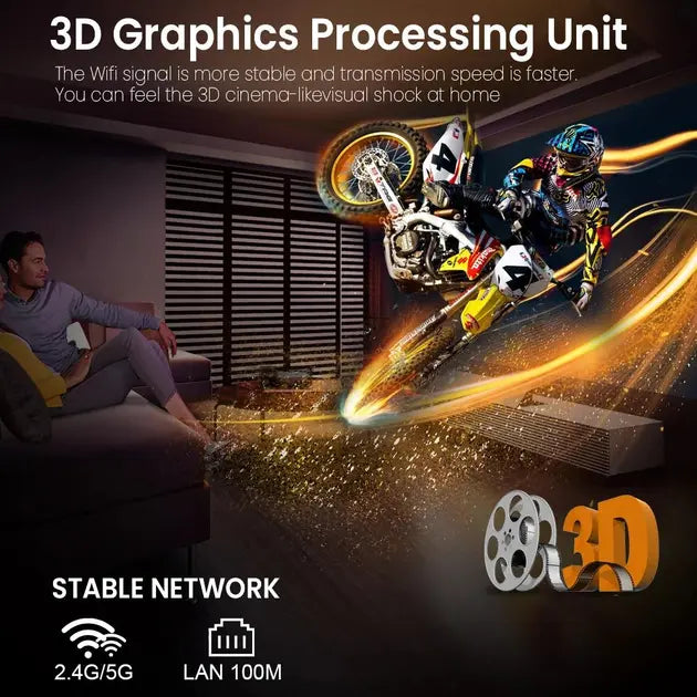 Смарт ТВ приставка LEMFO M98-Y10 2/16 Гб Smart TV Stick Android 13 (ATV) с голосовым пультом