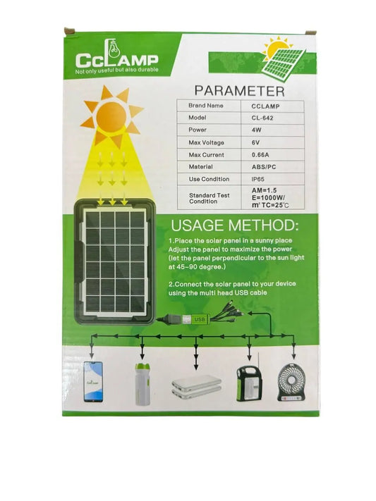 Солнечная панель батарея 4W CL-642