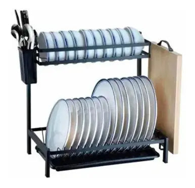 Органайзер-полка для посуды 2 яруса настольная сушилка  MJ-4014