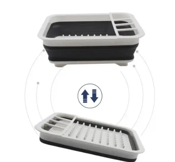 Сушка силиконовая для посуды Benson BN-090 | складная кухонная сушилка для посуды Бенсон, Бэнсон