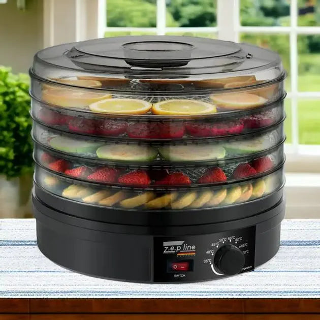 Сушилка для овощей и фруктов Zepline ZP-029 сушилка дегидратор 800 Вт Черная