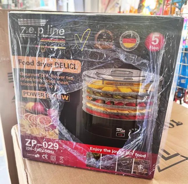 Сушилка для овощей и фруктов Zepline ZP-029 сушилка дегидратор 800 Вт Черная