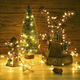 Светодиодная гирлянда Роса USB+пульт ДУ цвет Теплый Белый 10м