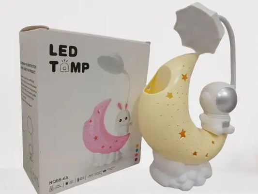 Светодиодная настольная лампа, органайзер для ручек Moon