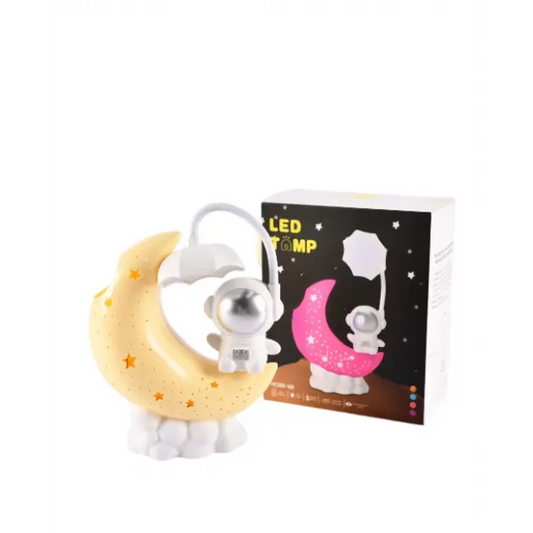 Светодиодная настольная лампа, органайзер для ручек Moon