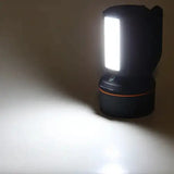 Светодиодный фонарик на аккумуляторе Gold Silver GS-2670 с боковой панелью, функция павербанк USB