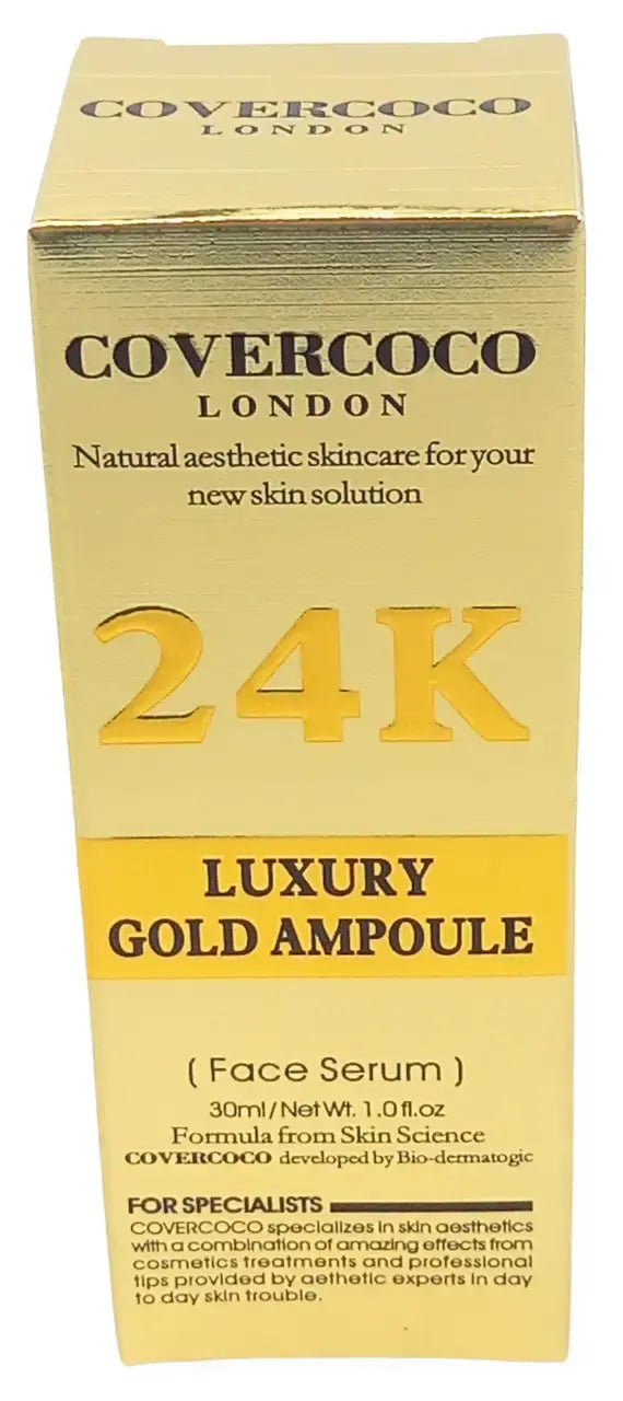 Сыворотка антивозрастная для кожи лица с частицами золота с эффектом отбеливания увлажняющая