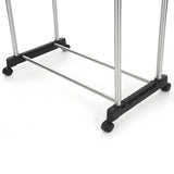 Телескопическая стойка-вешалка для одежды - Double Pole Clothes Horse