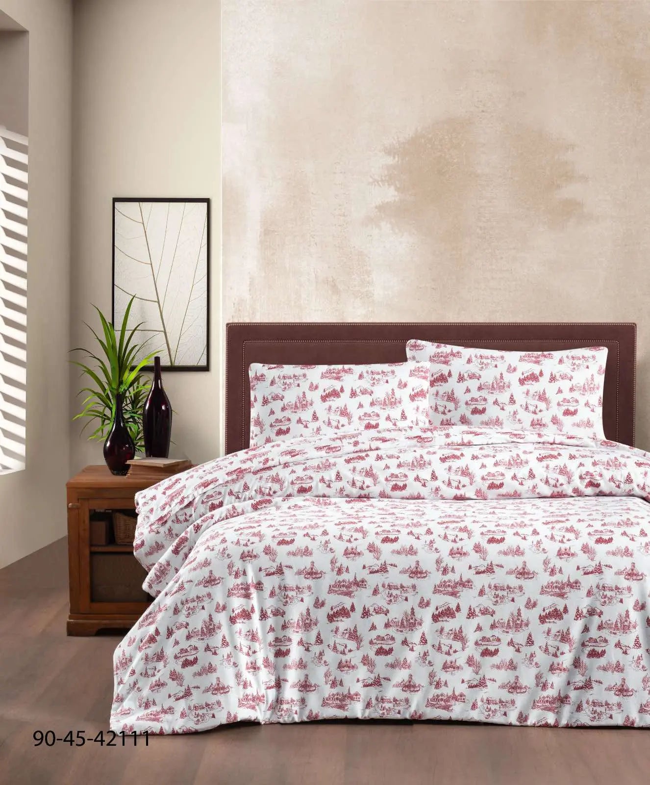 Теплое постельное белье / байковое евро размера фланель 100%-хлопок Турция Cotton Collection