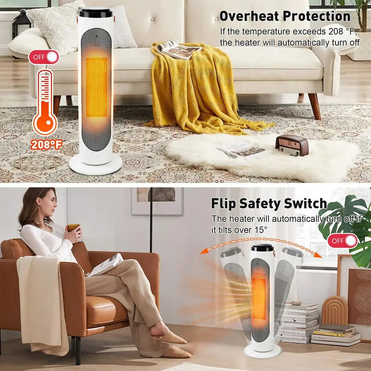 Тепловентилятор керамический дистанционным управлением 2000W