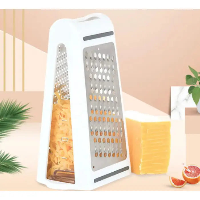 Терка Darom Thinage Easily & Funny 8167 | Ручная овощерезка | Мультислайсер Терка двухсторонняя с контейнером