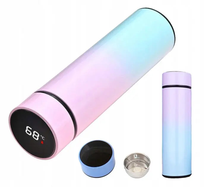 Термокружка с сенсорным дисплеем в расцветке омбре 500 мл